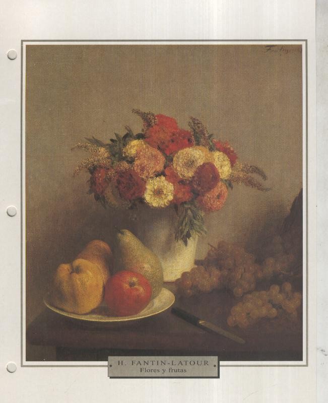Lamina 54: Henri Fantin-Latour: Flores y frutas