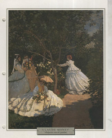 Lamina 57: Claude Monet: Mujeres en el jardin