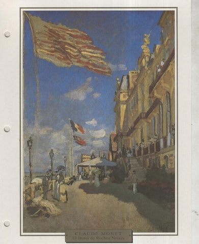 Lamina 58: Claude Monet: El hotel de Roches Noires en Trouville