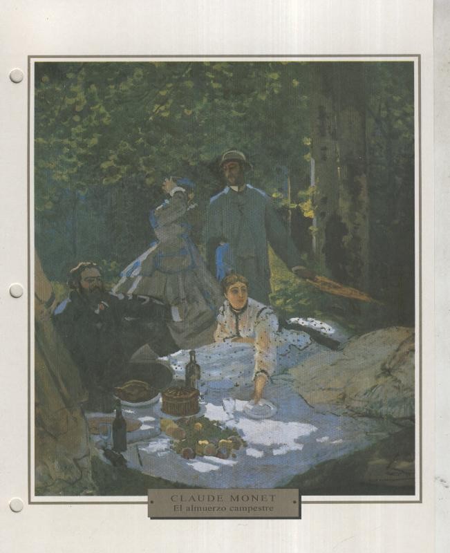 Lamina 59: Claude Monet: El almuerzo campestre