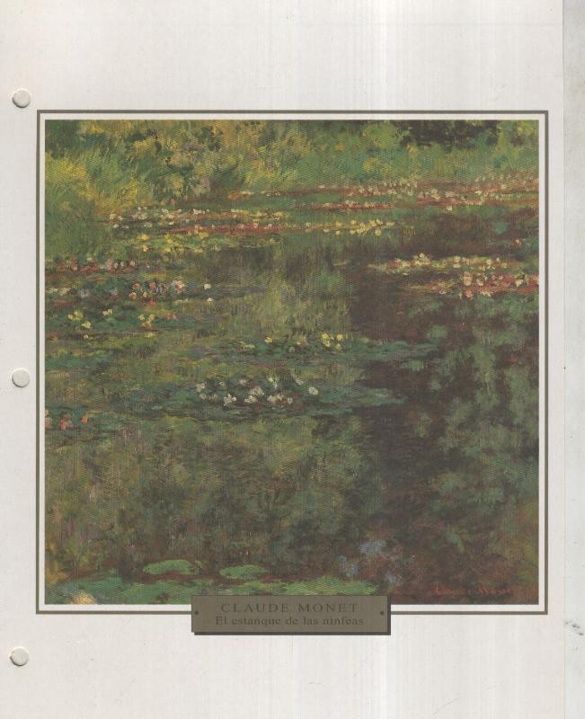 Lamina 60: Claude Monet: El estanque de las ninfeas
