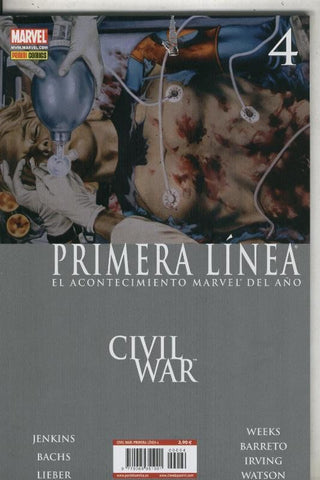 Civil War primera linea numero 4