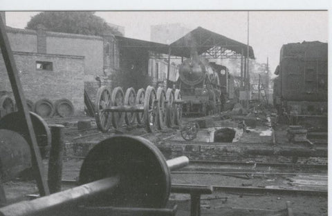 Postal 012352: Talleres de Campo Sepulcro (Zaragoza), años sesenta