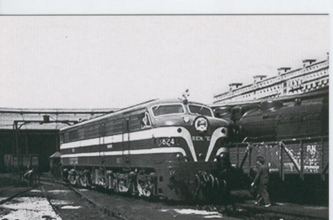Postal 012357: Locomotora diesel 1824 