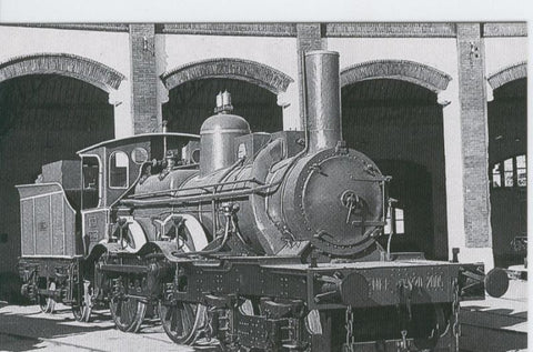 Postal 012361: Locomotora de vapor 220-2005