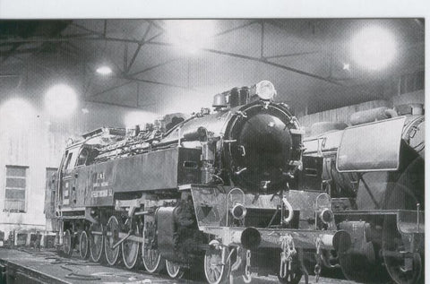 Postal 012363: Locomotora de vapor 242T-Escatron-Andorra, marzo 1983