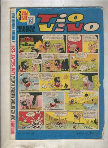Tio Vivo segunda epoca numero 0494 (numerado 2 en trasera)