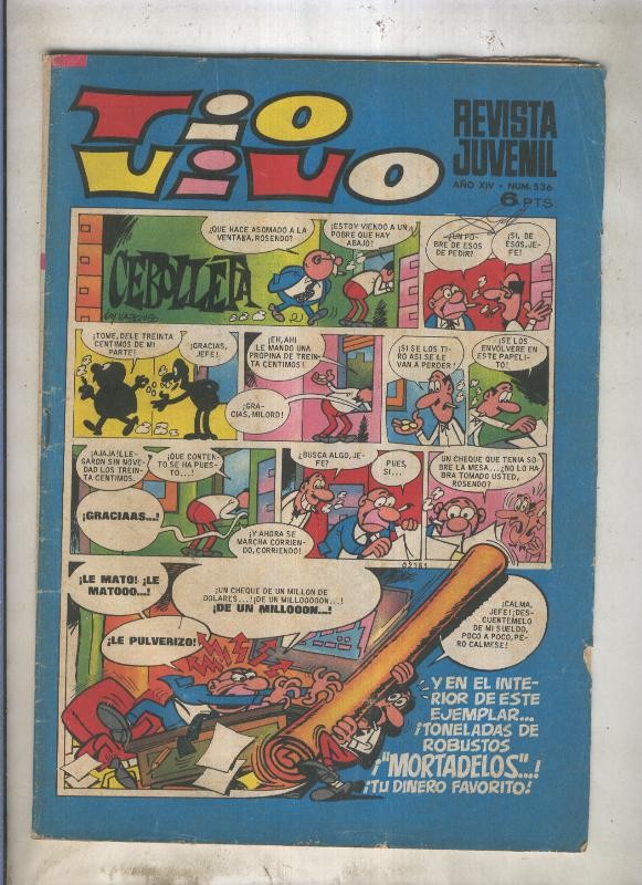 Tio Vivo segunda epoca numero 0536 (numerado 2 en trasera)