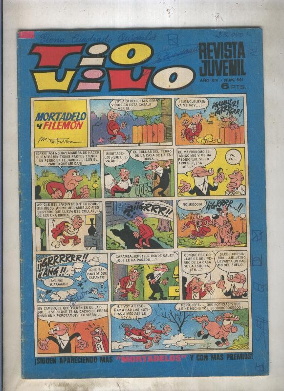 Tio Vivo segunda epoca numero 0561 (numerado 1 en trasera)