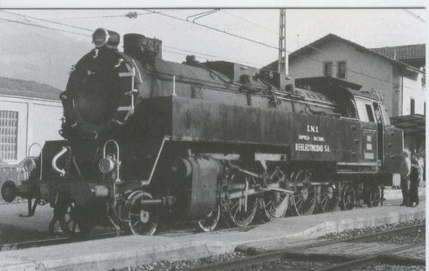 Postal 012384: Locomotora de vapor 242 T-Escatron