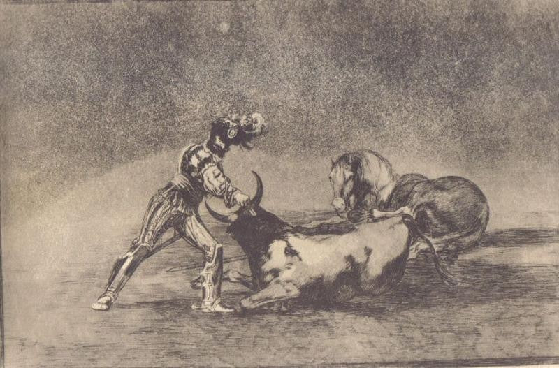 Lamina tauromaquia numero 27