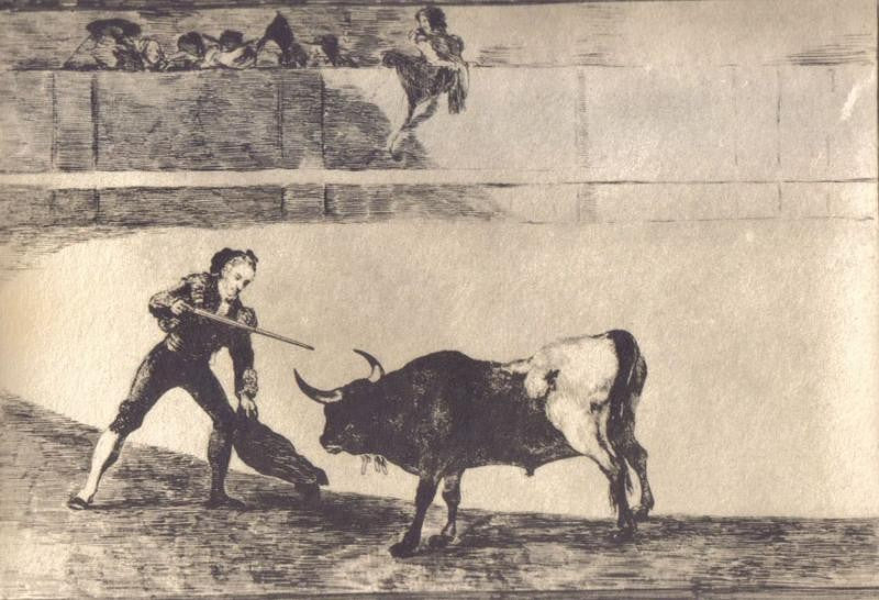 Lamina tauromaquia numero 17