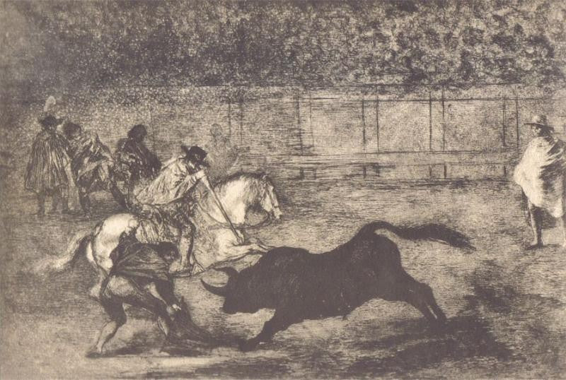 Lamina tauromaquia numero 01