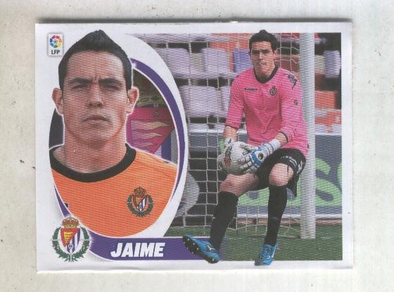 Cromos Liga BBVA 2012-2013: R.Valladolid C.F. numero 01: Jaime