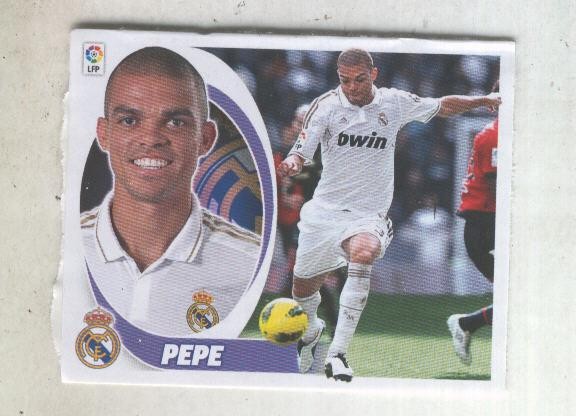 Cromos Liga BBVA 2012-2013: Real Madrid numero 04: Pepe