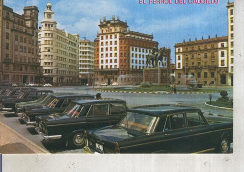 Postal 012401: Plaza de España en El Ferrol del Caudillo