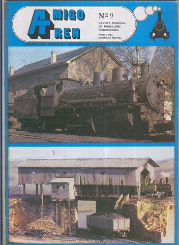 Amigo Tren; revista mensual de modelismo ferroviario numero 09 (1982)