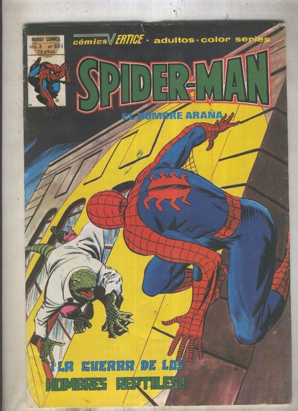 Spiderman volumen 3 numero 63 - I (numerado 4 en trasera)