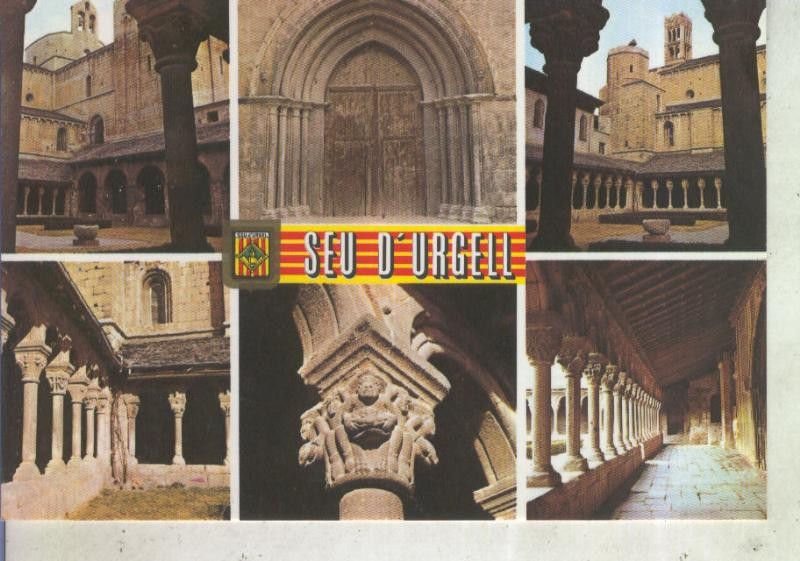 Postal 012409: Vistas varias de la catedral de la Seo de Urgell, Lleida