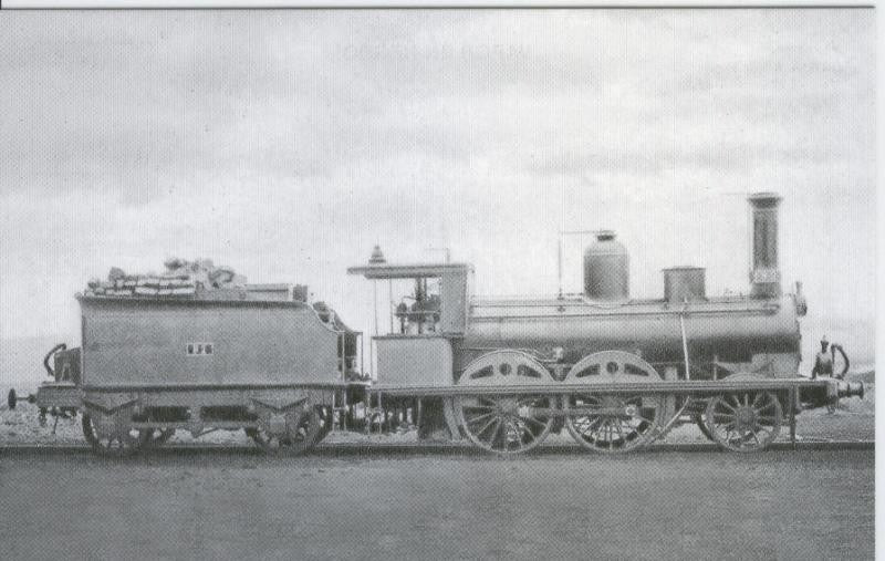 Postal 012463: Locomotora de vapor MZA numero 92