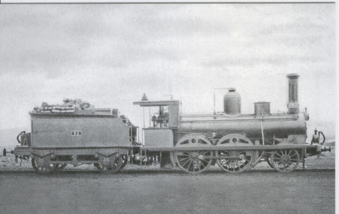 Postal 012463: Locomotora de vapor MZA numero 92