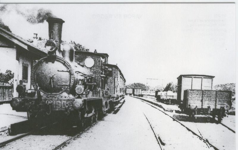 Postal 012474: Locomotora de vapor MZA 190  