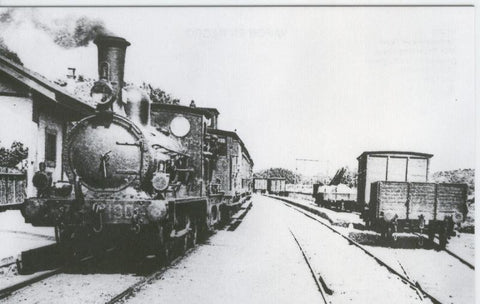 Postal 012474: Locomotora de vapor MZA 190  
