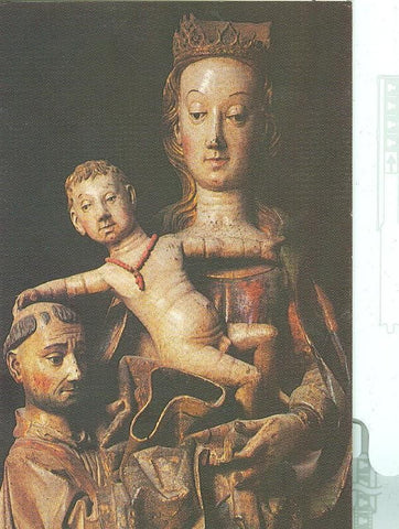 Postal 012516: La Virgen y el Niño entregan la casulla a San Ildefonso