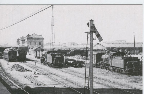 Postal 012528: Vista estacion de Campo Sepulcro ( Zaragoza), años cincuenta