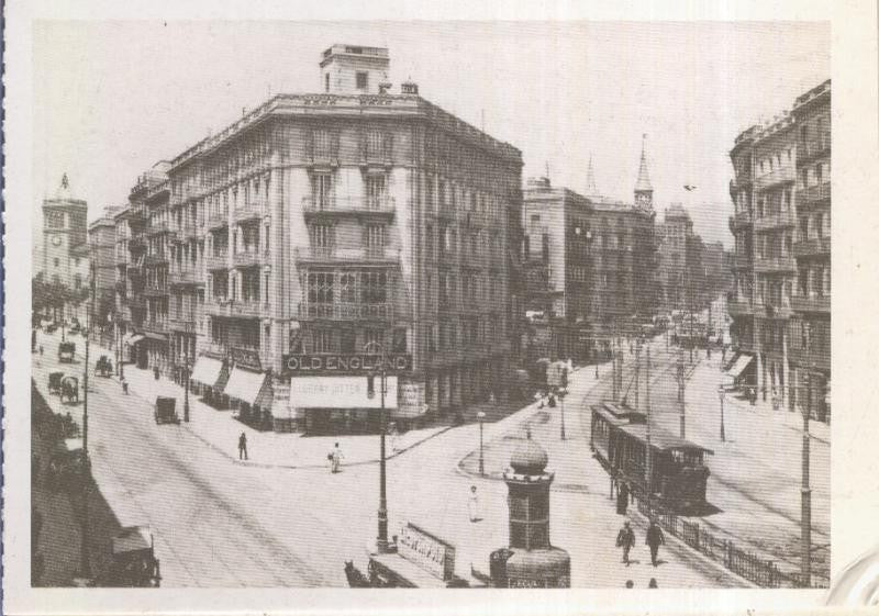 Postal 012554: Barcelona: Calle de Pelayos y Balmes