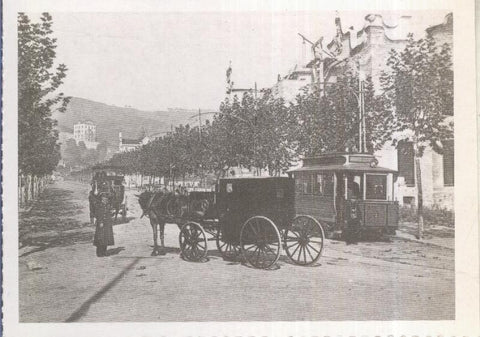 Postal 012561: Barcelona: Avenida del Tibidabo