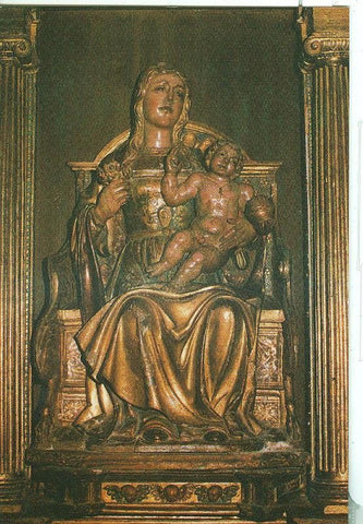 Postal 012583: Virgen de la escuela de Felipe de Vigarry