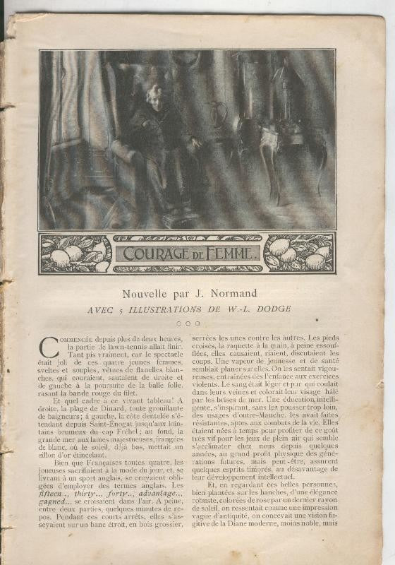 Courage de Femme nouvelle par J.Normand