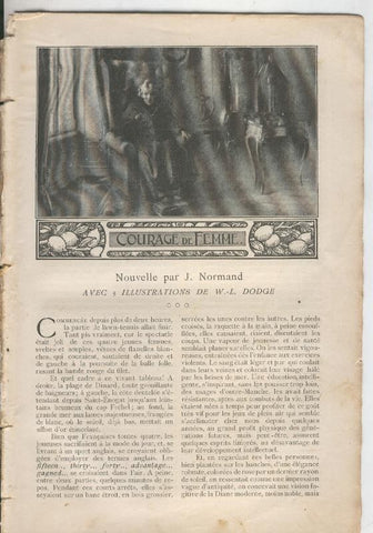 Courage de Femme nouvelle par J.Normand