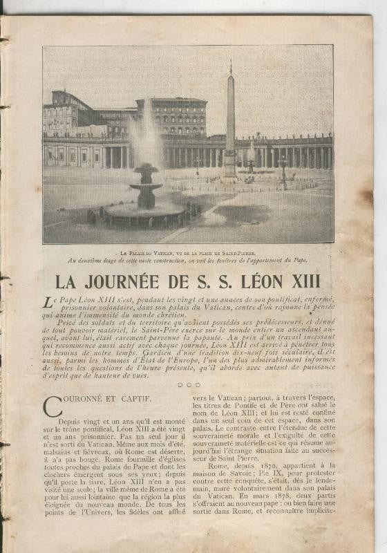 La journee de S.S.Leon XIII