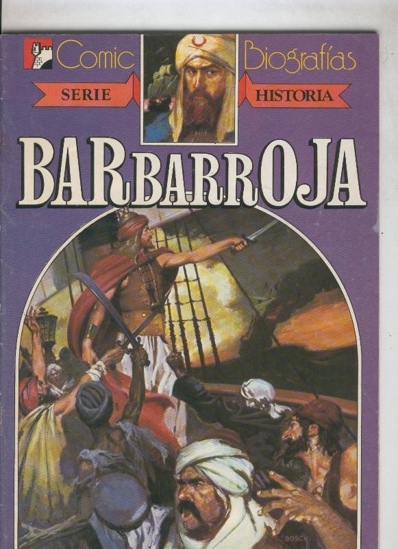 Comic Biografias numero 08: Barbarroja