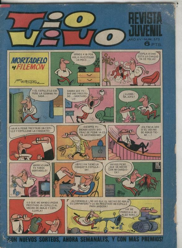 Tio Vivo segunda epoca numero 0573 (numerado 1 en trasera)