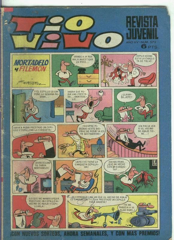 Tio Vivo segunda epoca numero 0573 (numerado 2 en trasera)