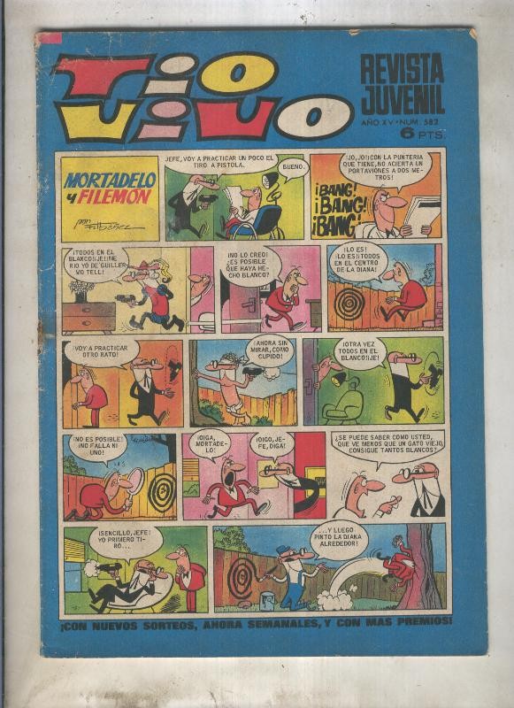 Tio Vivo segunda epoca numero 0582 (numerado 1 en trasera)