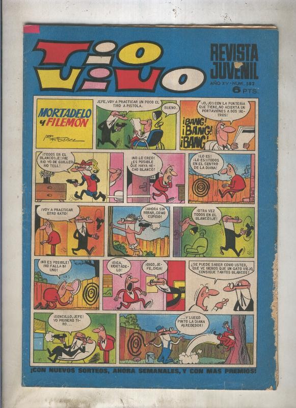 Tio Vivo segunda epoca numero 0582 (numerado 3 en trasera)