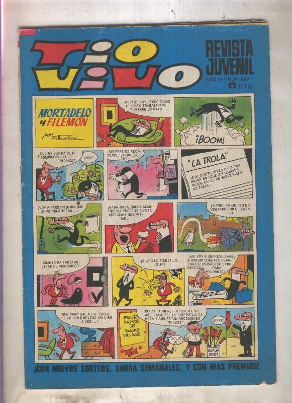 Tio Vivo segunda epoca numero 0587 (numerado 1 en trasera)
