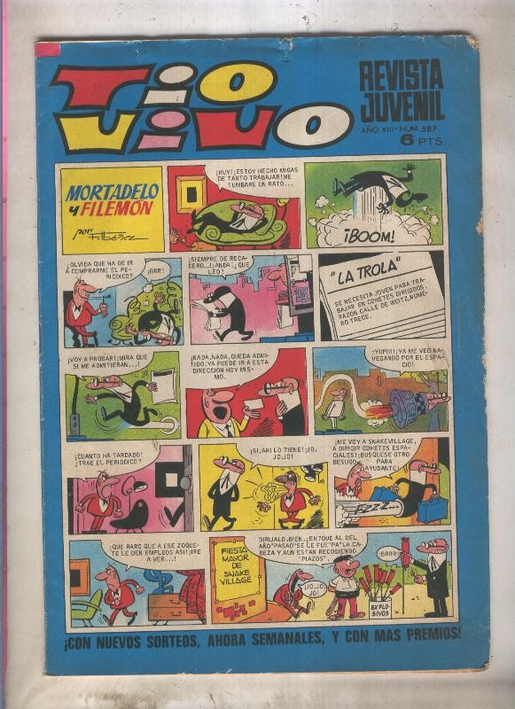 Tio Vivo segunda epoca numero 0587 (numerado 1 en trasera)