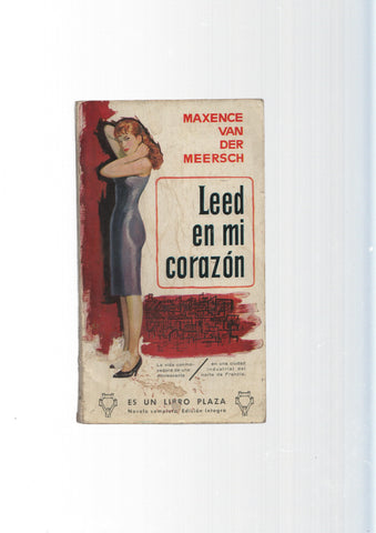 Libro Plaza numero 164: Leed en mi corazon (ejemplar aviejado)