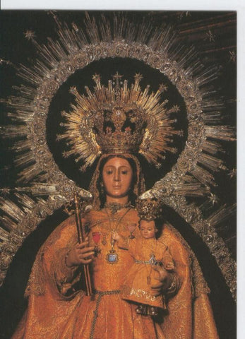 Postal 012591: Virgen Nuestra Señora de la Paz, Ronda (Malaga)