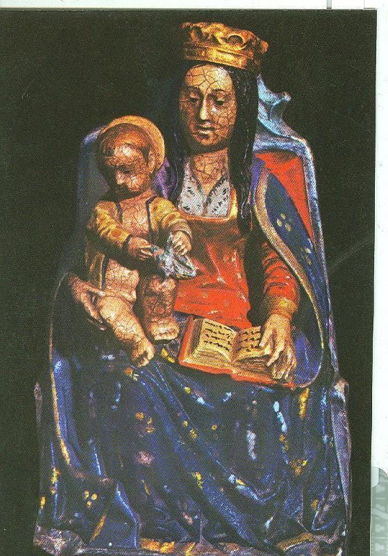 Postal 012595: Virgen de Alabastro en el Museo Diocesano de Tuy