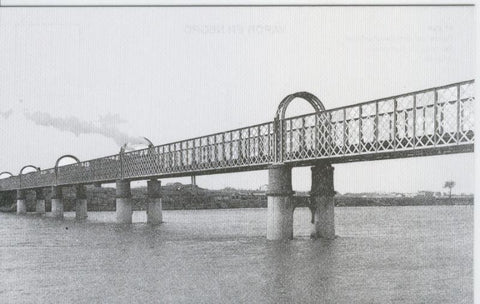Postal 012647: Puente sobre el Ebro (Zaragoza), años 40