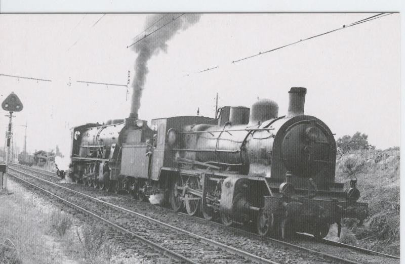 Postal 012648: Locomotora de vapor 241-2001 2095 a su paso por San Vicente de Castellet