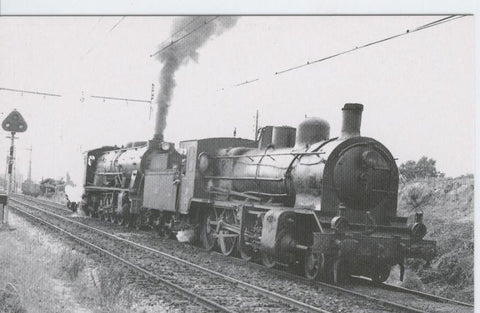 Postal 012648: Locomotora de vapor 241-2001 2095 a su paso por San Vicente de Castellet