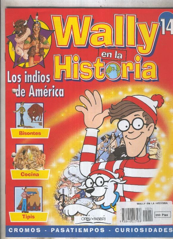 Wally en la historia numero 14: Los indios de america