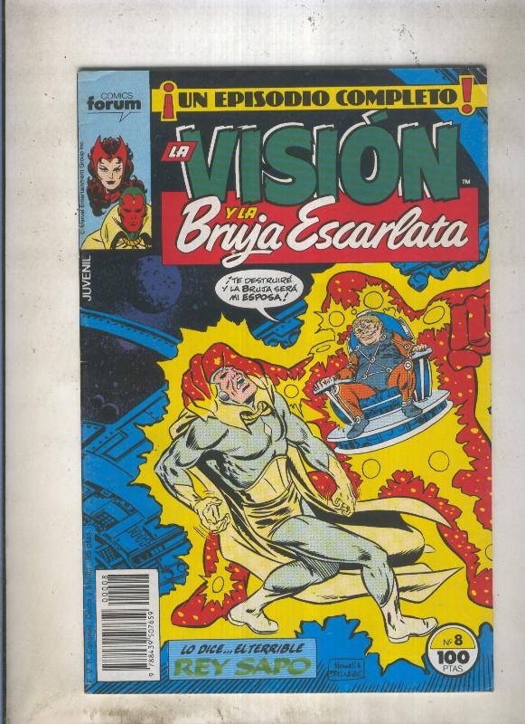 La vision y La Bruja Escarlata numero 